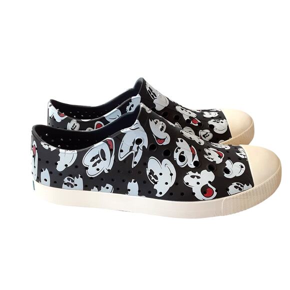 Native Jefferson Disney Mickey Mouse Mens 10 Adult Water Shoes Slip On Sneakers - Picture 2 of 10